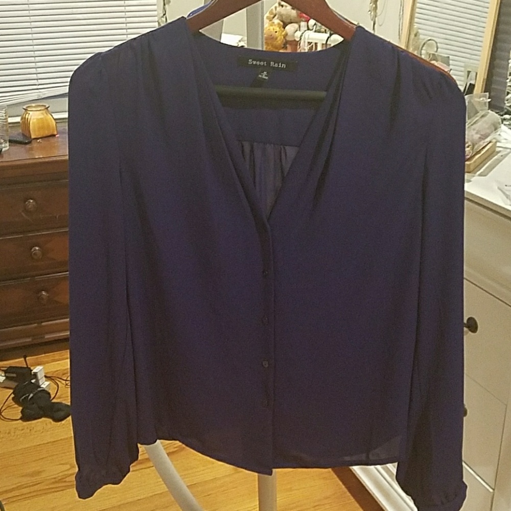 Long sleeve blouse
